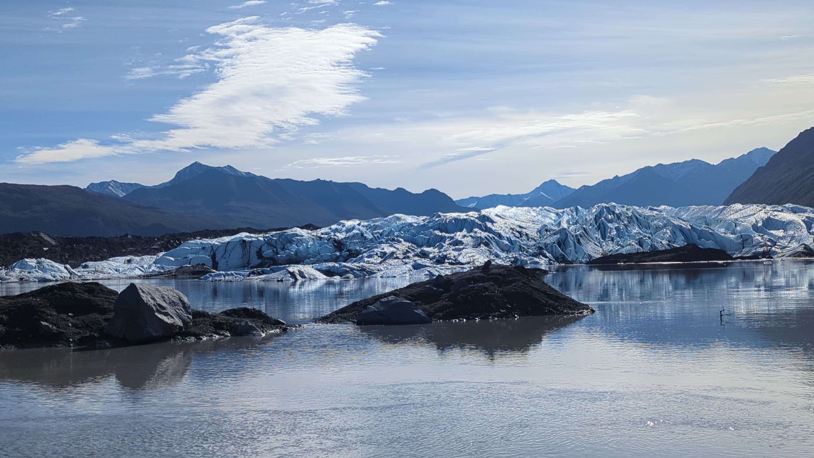 Walking on Matanuska Glacier